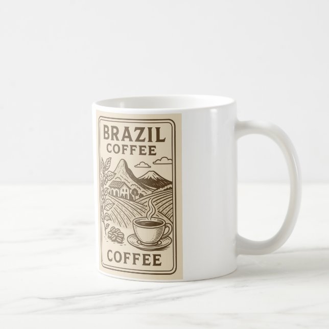 Brasilien Kaffemugg (Höger)