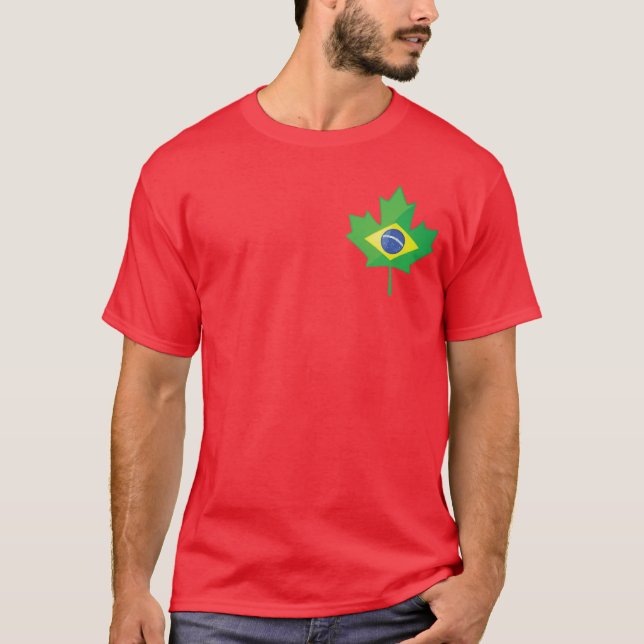 Brasilien Kanada liten logotyp T-shirt (Framsida)