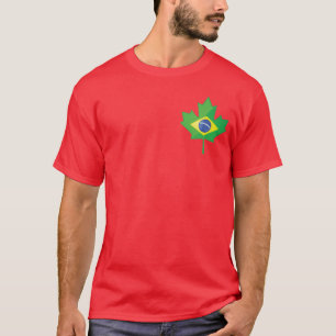Brasilien Kanada liten logotyp Tröja