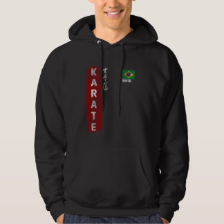 Brasilien Karate Brazilian flagga Kyokushinkai Doj Hoodie