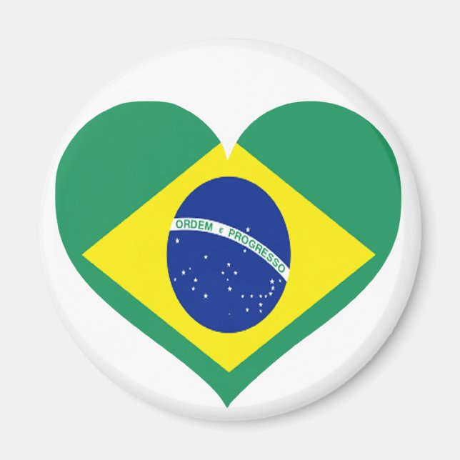 Brasilien Kärlek Magnet (Framsidan)