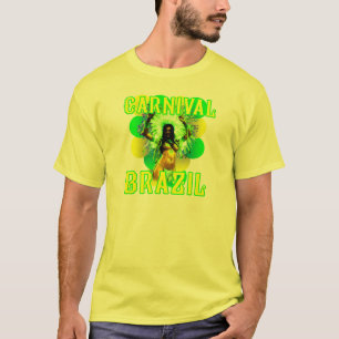 Brasilien karneval tee shirt