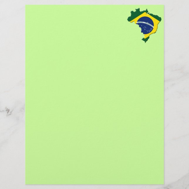 Brasilien karta (Framsida)