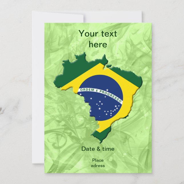 Brasilien karta (Framsida)