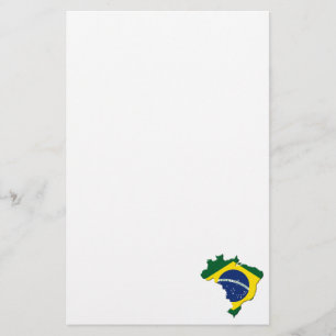 Brasilien karta brevpapper