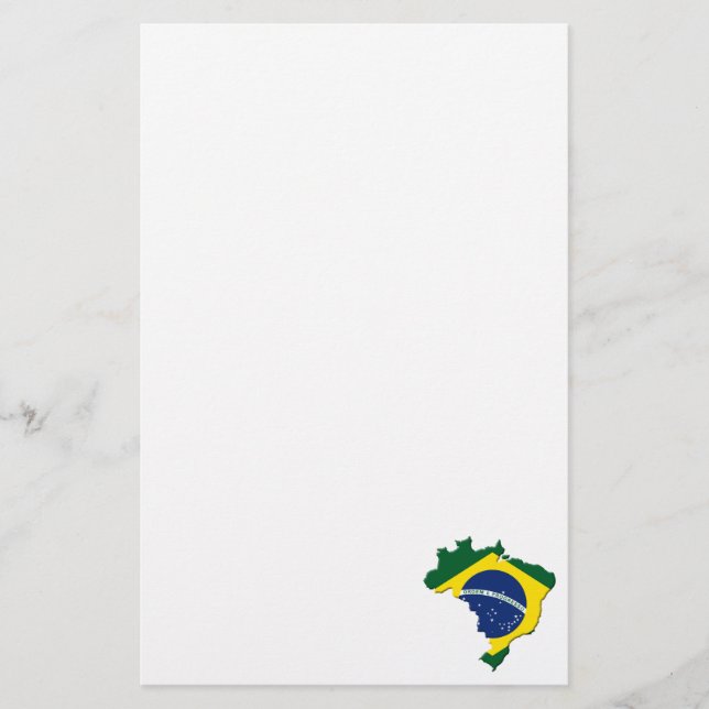 Brasilien karta brevpapper (Framsida)