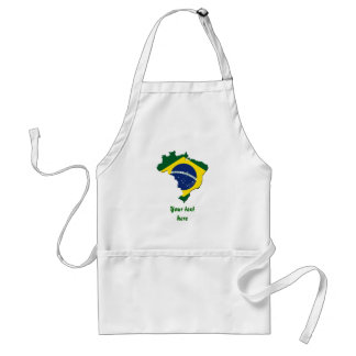 Brasilien karta förkläde
