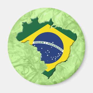 Brasilien karta magnet