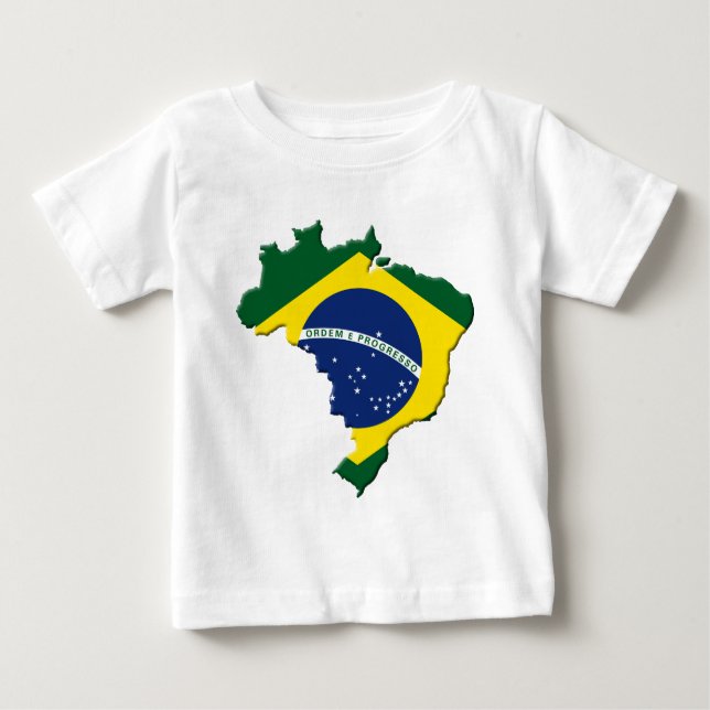 Brasilien karta tee shirt (Framsida)