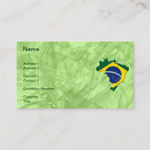 Brasilien karta visitkort