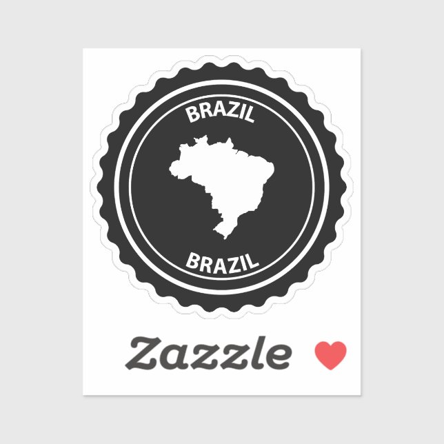 Brasilien Klistermärken (Ark)