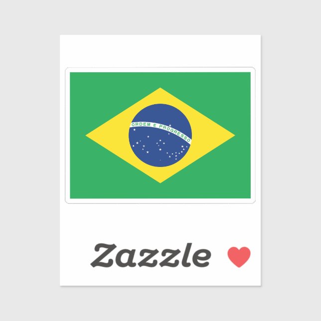 Brasilien Klistermärken (Ark)