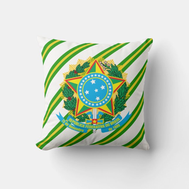 Brasilien lagärmar kudde (Framsida)