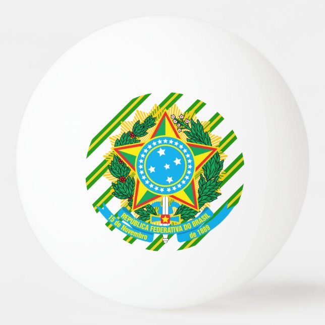 Brasilien lagärmar pingisboll (Framsidan)