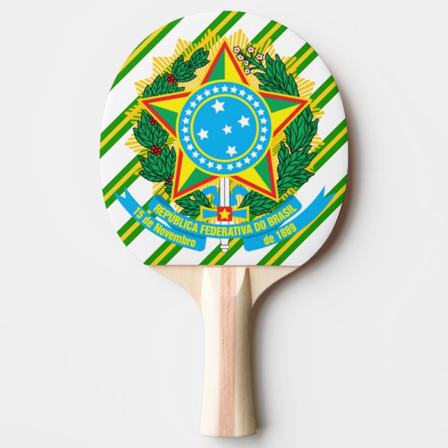 Brasilien lagärmar pingisracket (Framsidan)