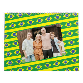 Brasilien | Lägg till ditt foto-brasilianska Flagg Kalender