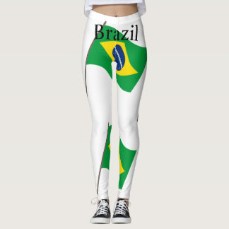 Brasilien Landsflagga Thunder_Cove Leggings