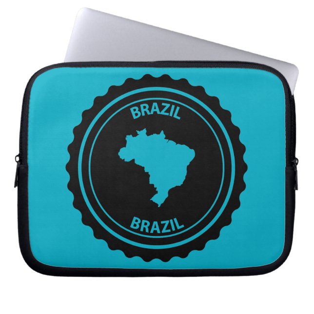 Brasilien Laptop Fodral (Framsidan)