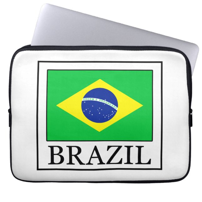 Brasilien Laptop Sleeve (Framsidan)