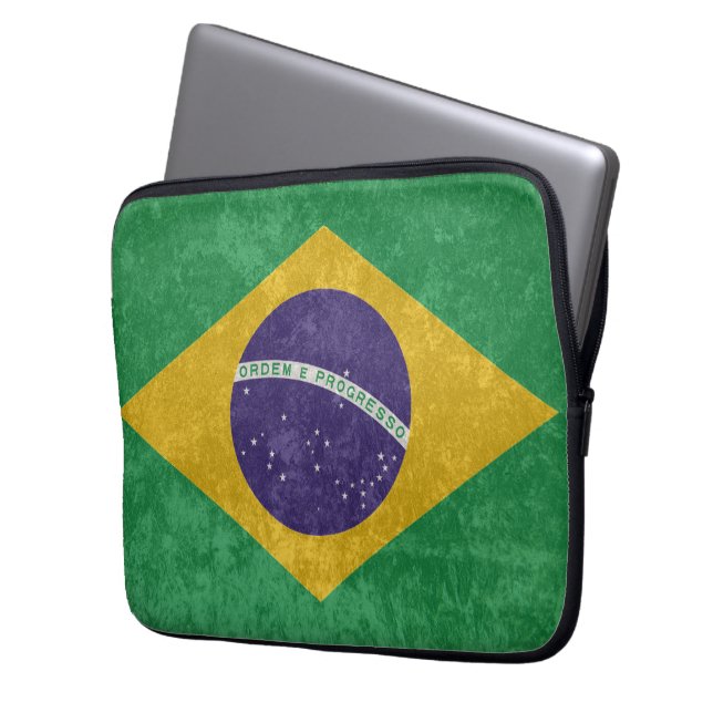 Brasilien Laptop Sleeve (Framsidan Vänster)