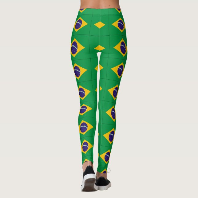 Brasilien Leggings (Baksida)
