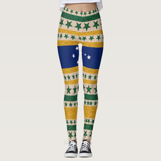 Brasilien Leggings (Framsida)
