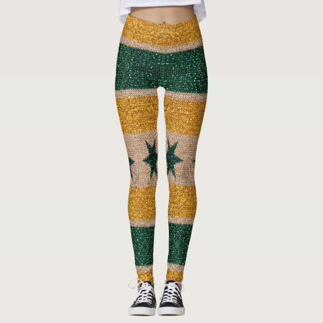 Brasilien Leggings (Framsida)