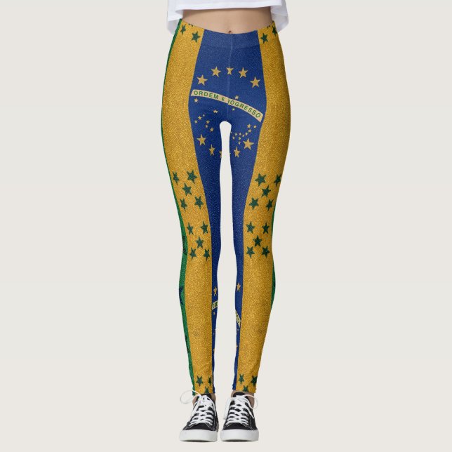 Brasilien Leggings (Framsida)