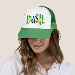 Brasilien Logotyp – Skum Truckerhatt – VM 2026 Ed Keps