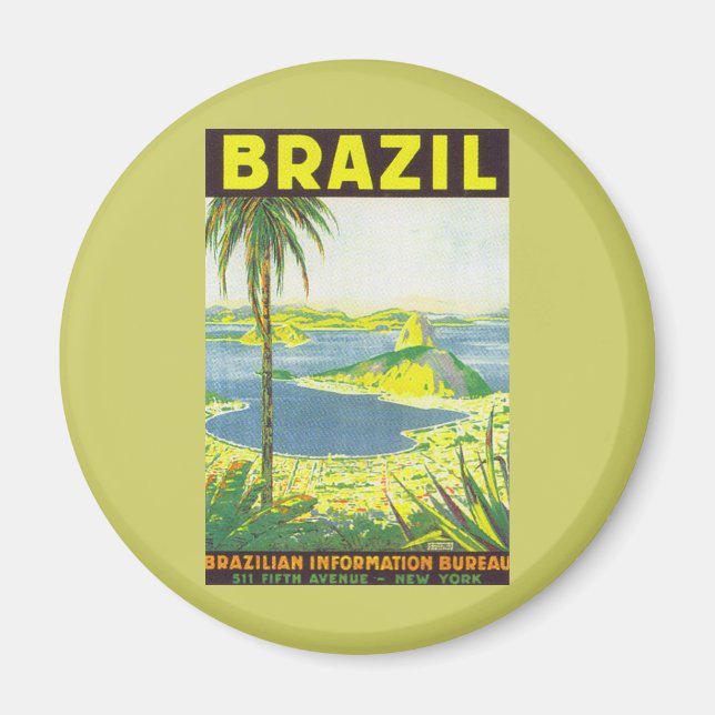 Brasilien Magnet (Framsidan)