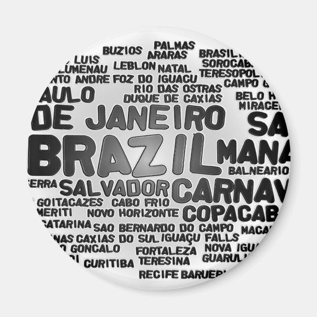 Brasilien Magnet (Framsidan)
