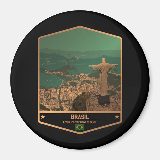 Brasilien Magnet (Framsidan)
