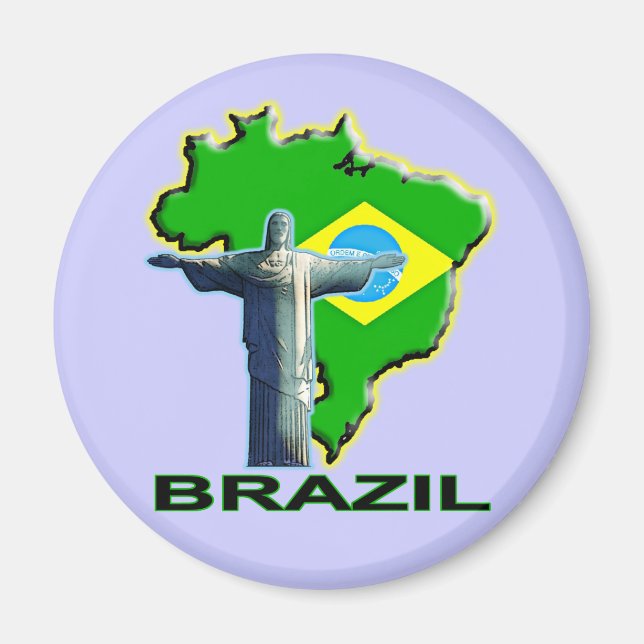 Brasilien Magnet (Framsidan)