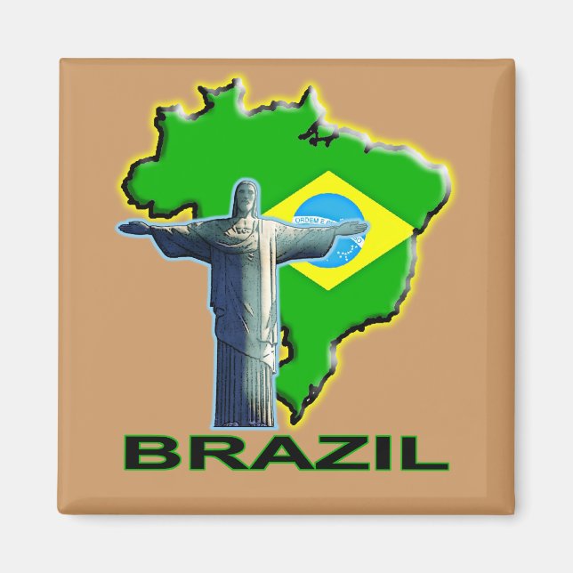 Brasilien Magnet (Framsidan)