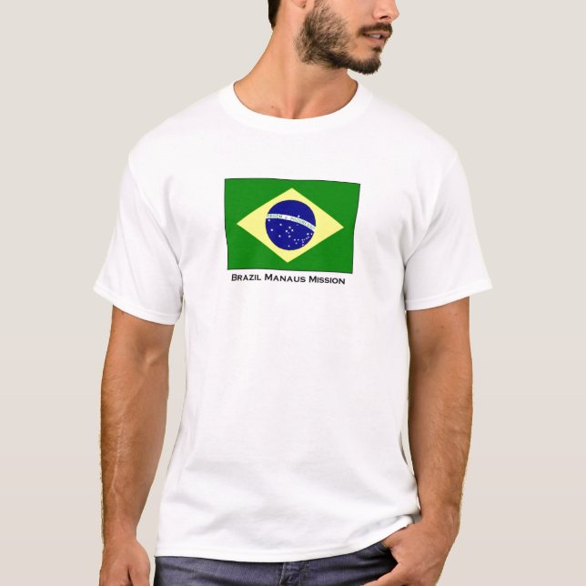 Brasilien Manaus LDS beskickningT-tröja T Shirt (Framsida)