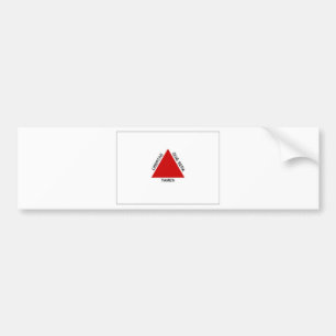 Brasilien Minas Gerais flagga Bildekal