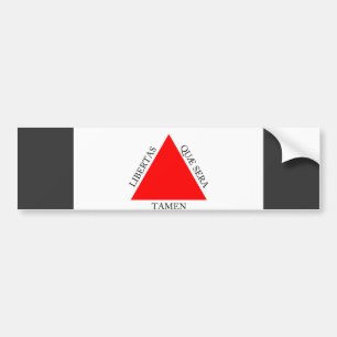 Brasilien Minas Gerais flagga Bildekal