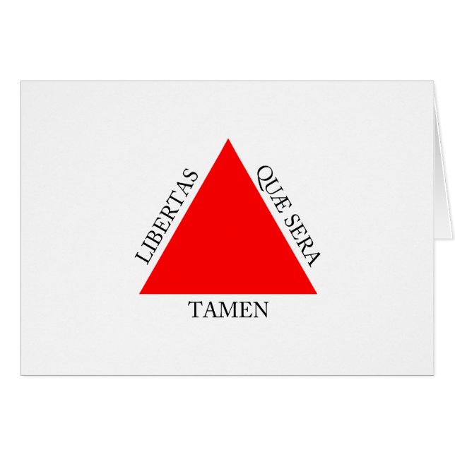 Brasilien Minas Gerais flagga Hälsningskort (Framsidan Horizontal)