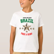 Brasilien Nationell Stolthet Edition Barn Grundläg