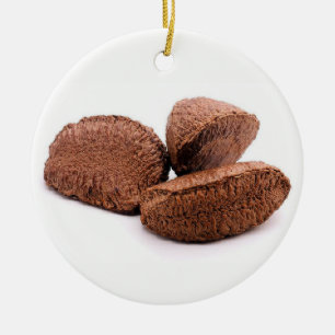 Brasilien nöt julgransprydnad keramik