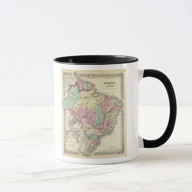 Brasilien och Guayana Mugg (Höger)