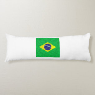 Brasilien Oljemålning Teckning Kroppskudde