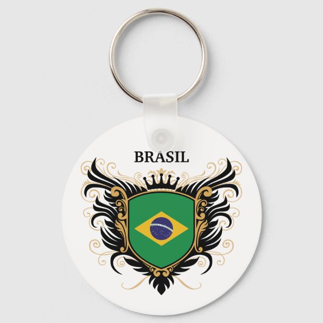 Brasilien [personalisera] nyckelring (Framsida)
