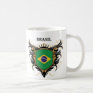 Brasilien [personifiera], kaffemugg