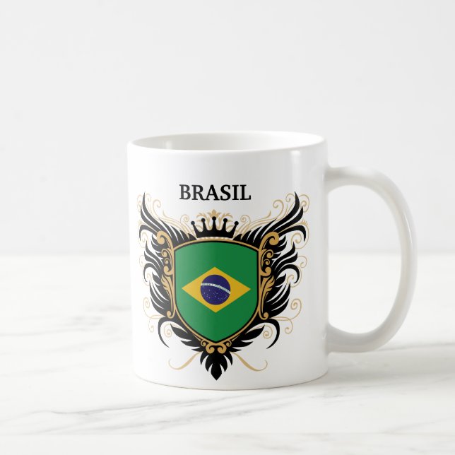 Brasilien [personifiera], kaffemugg (Höger)