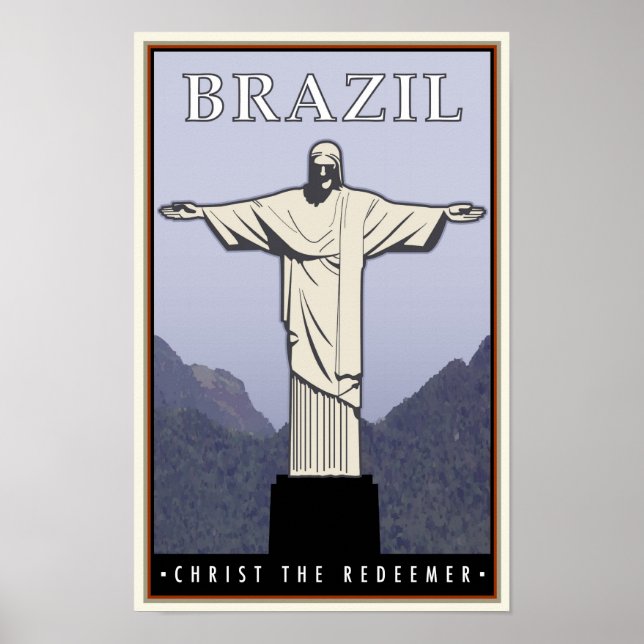 Brasilien Poster (Framsidan)