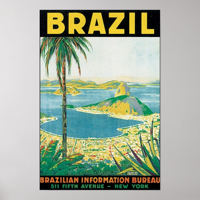 Brasilien Poster (Framsidan)
