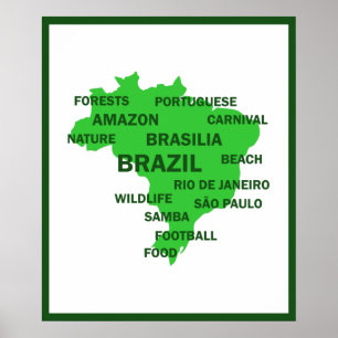 Brasilien Poster
