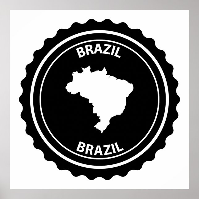 Brasilien Poster (Framsidan)