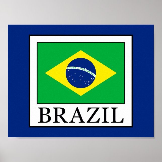 Brasilien Poster (Framsidan)